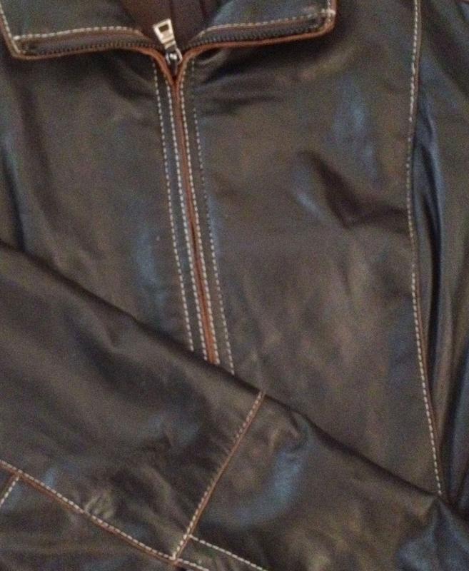 Coat tear and color loss — after